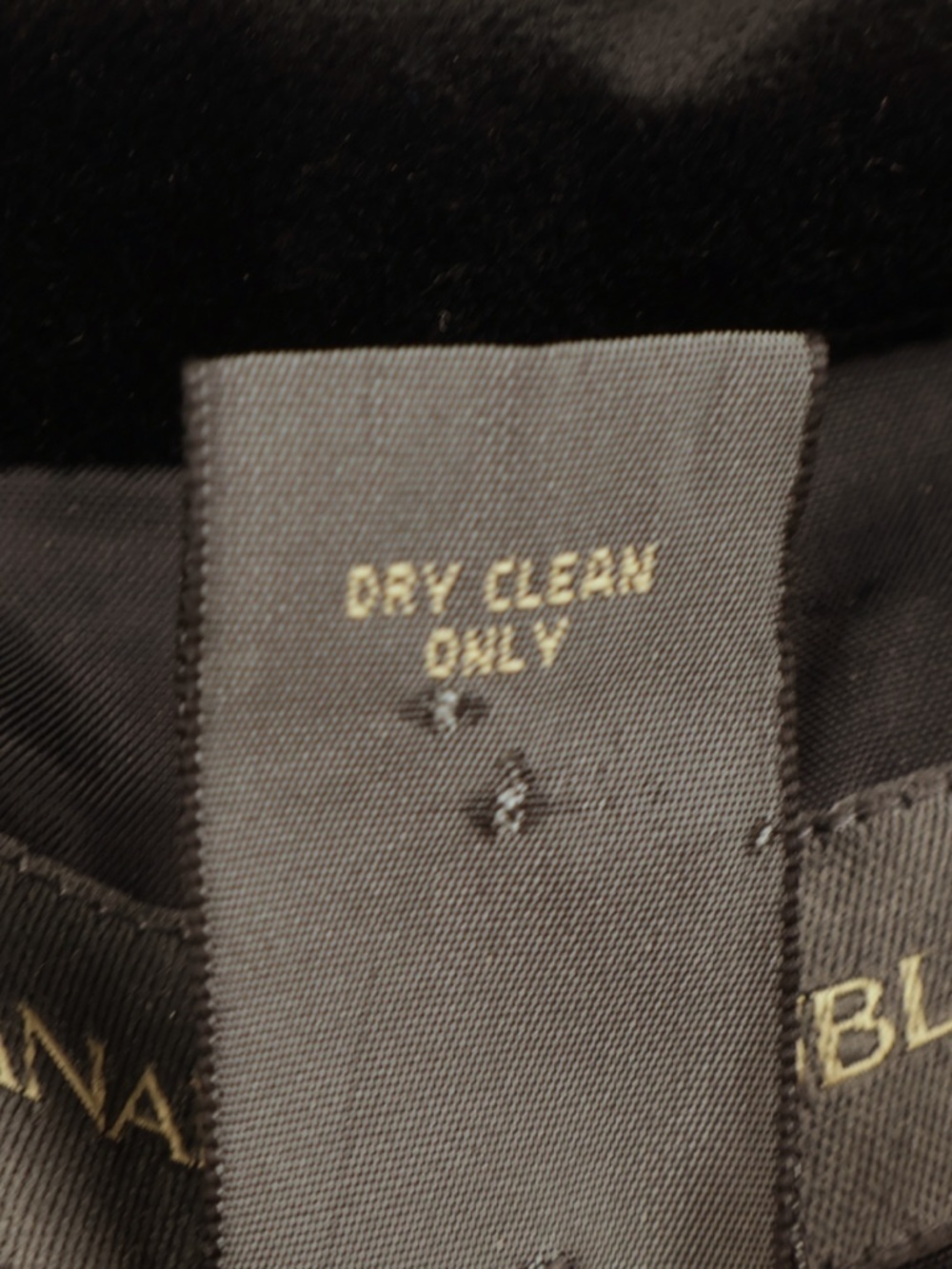 Banana Republic Black Velvet Blazer Size 10 Tailored Classic - Picture 8 of 8